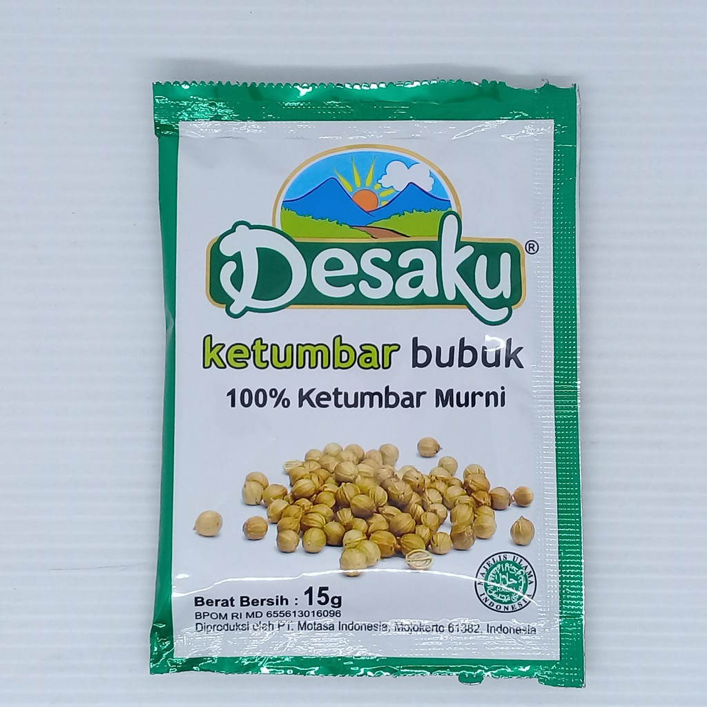 

Desaku Ketumbar Bubuk 100% Ketumbar Murni renceng 15 gram