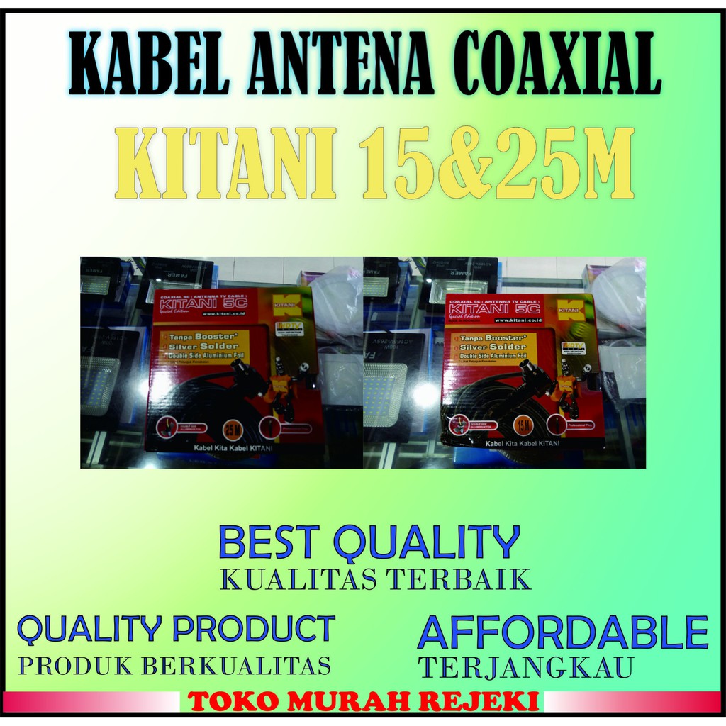 Kabel Antena TV KITANI COAXIAL