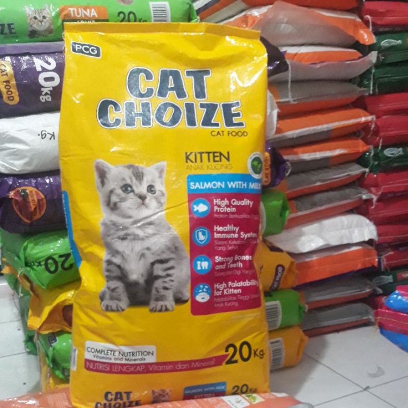 Cat Choize kitten salmon 20kg / Cat choize salmon kitten khusus Gosend