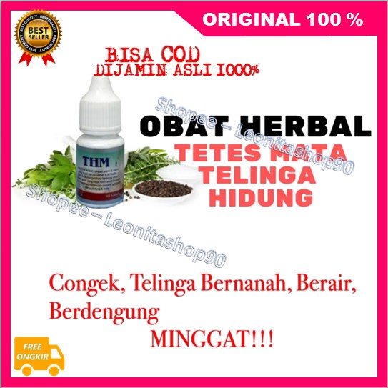 [BISA COD] Gurah THM Obat Herbal Alami Mata, Telinga, dan Hidung 100% ASLI BPOM