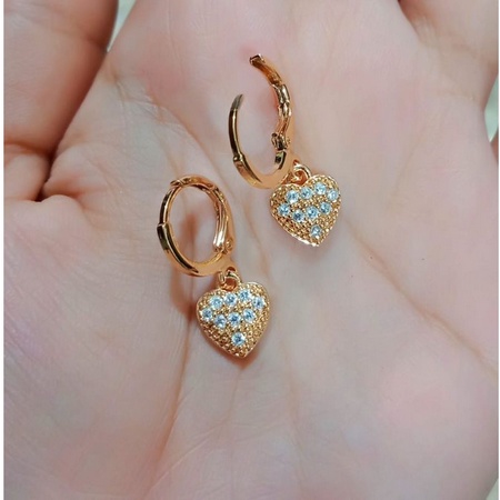 Anting Dewasa Anting Klip Model Love Anting Xuping Gold