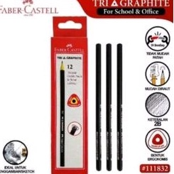 

pensil faber castel TRI GRAPHITE 111832 (12pcs)