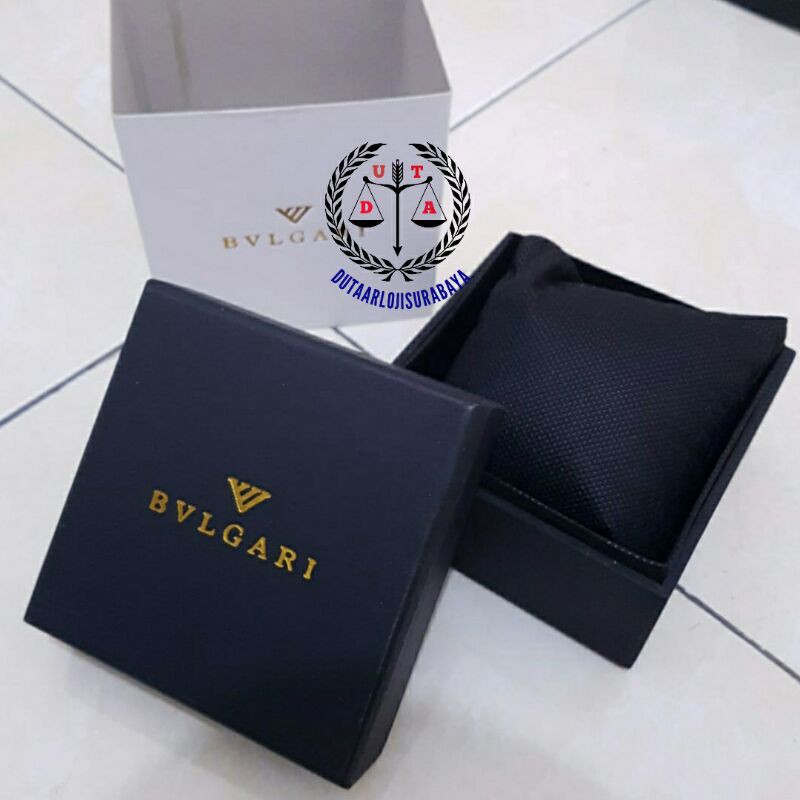 KOTAK JAM TANGAN BOX KAYU BULGARI