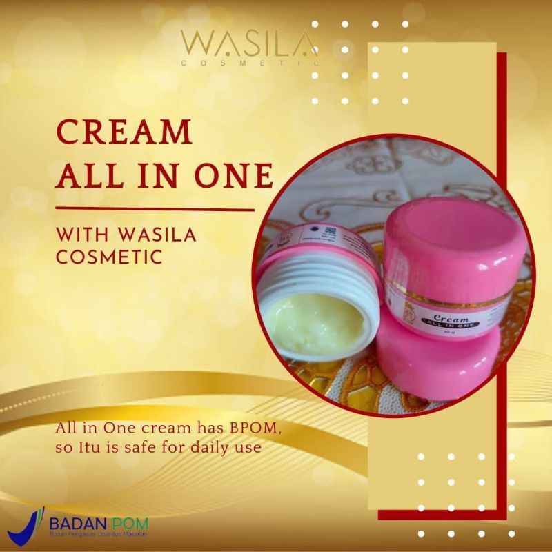 Cream All In One wasila cosmetic