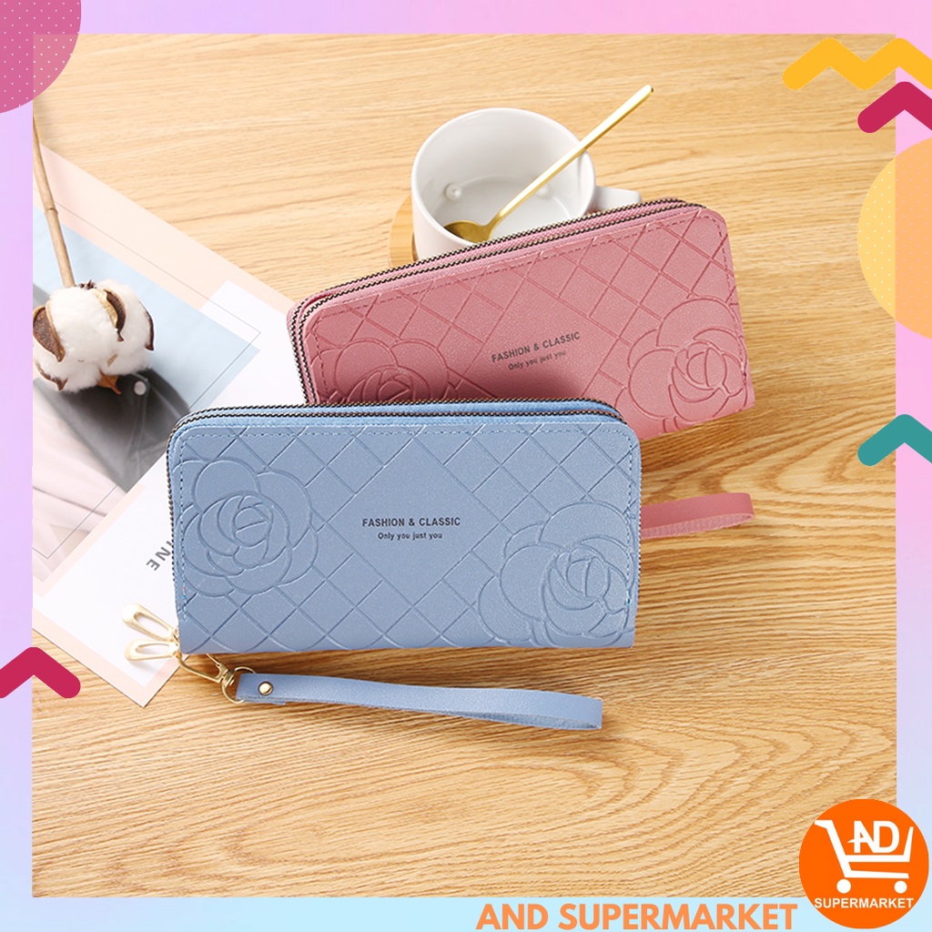 AND / COD / DOMPET PANJANG WANITA DOMPET PANJANG WANITA IMPORT KOREA KULIT  ISI BANYAK RUANG Dompet Wanita Panjang Dompet Import Real Pict Dompet Cantik  Dompet Panjang Wanita Import Trendy Murah DOMPET SIMPLE MUDA DIBAWA KEMANA SAJA DOMPET PANJANG D57