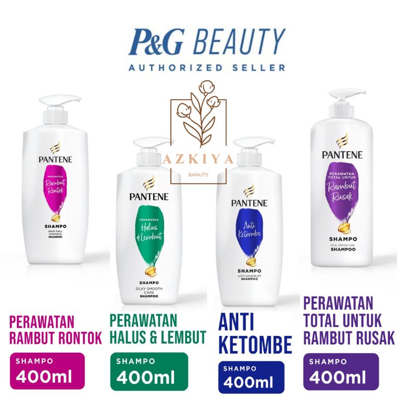 Pantene Shampoo - 400 ml Anti Ketombe | Hair Fail | Halus Lembut | Anti Lepek