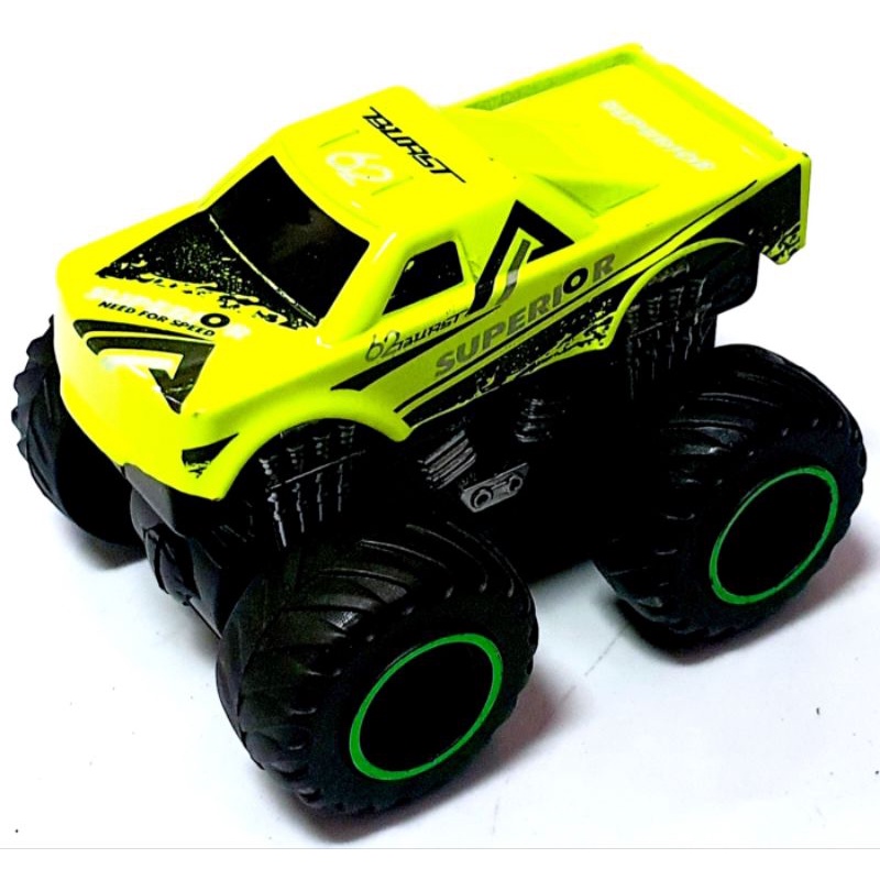 Mainan Diecast Alloy Car Jeep Monster Truck Isi 4 pec