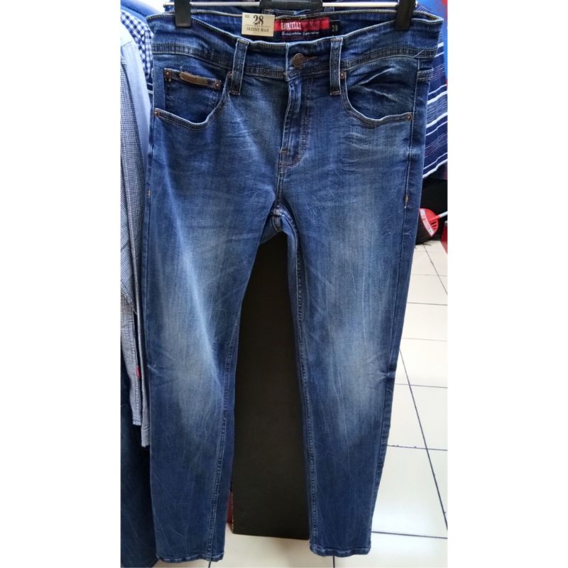 Gabrielle jeans original mens JU01246DD Celana panjang pria skinny man 5 pocket