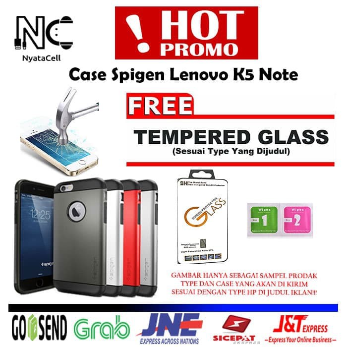 Spigen Slim Armor Case Lenovo K5 Note/Pro HardCase/ Hard Cover