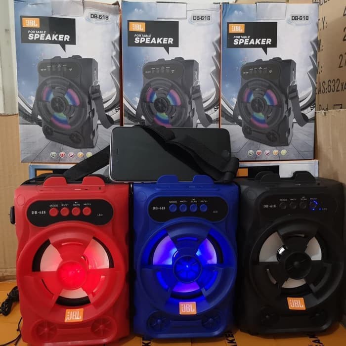 SPEKER AKTIF SPIKER BLUETOOH PORTABLE SUPER BASS SPEAKER BLUTUT SOUND MINI SEPEKER SALON AKTIF JS48