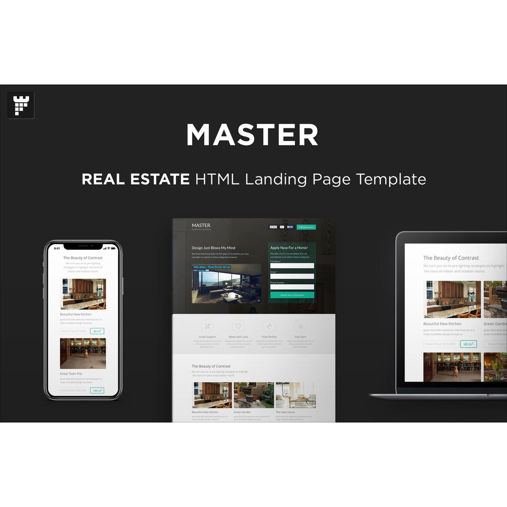 Landing HTML Page - MASTER Real Estate HTML Landing HTML Page