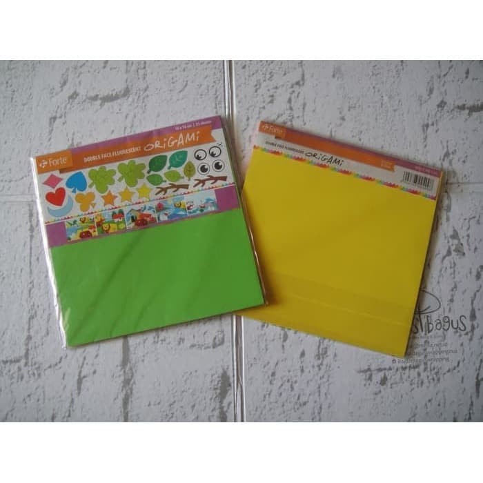

Kertas Lipat / Origami Double Side / Bolak Balik Warna Forte 16x16