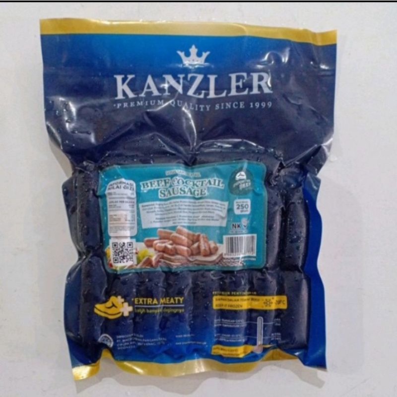 

KANZELER sosis beff coktail 250gr