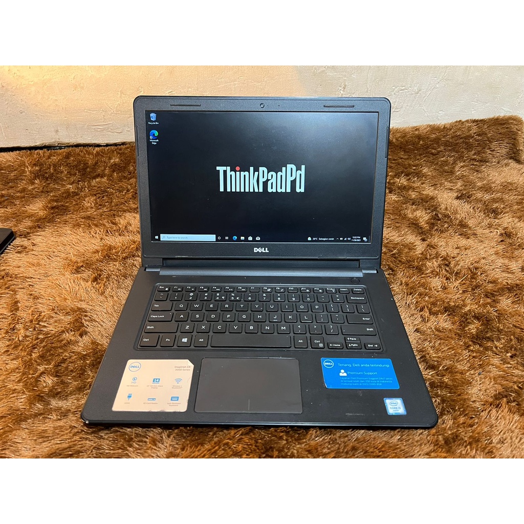 Laptop dell inspiron 14 3467 Core i3 Gen 6 mulus murah