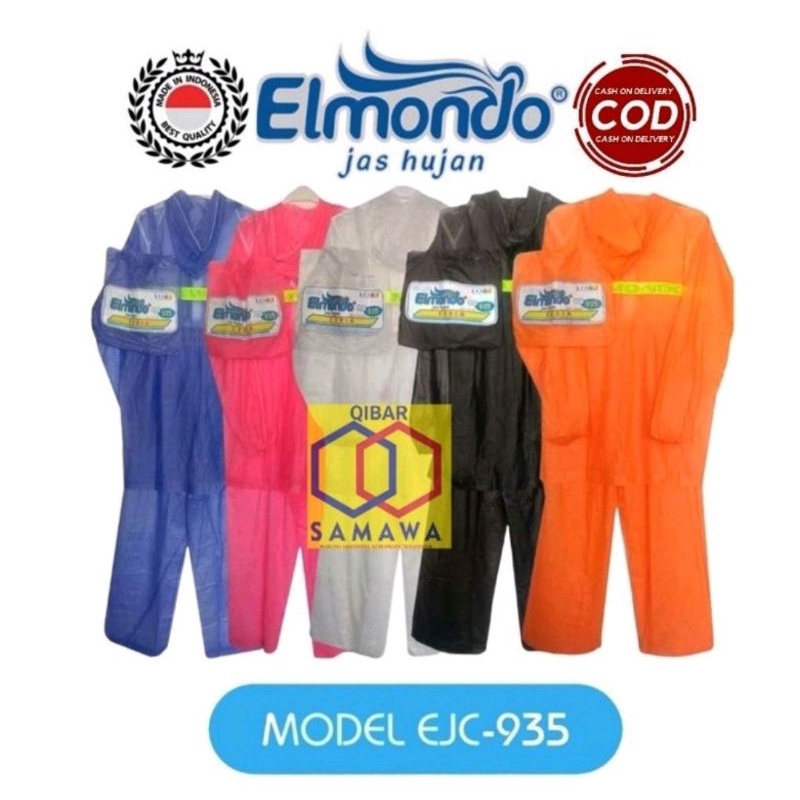 Jas Hujan Jaket Celana Elmondo Ceria 935 jelly Jumbo Lentur  Kuat Kenyal