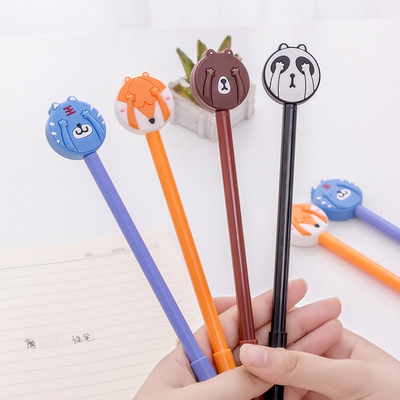 

Pulpen Motif Animal Gel Pen / Ballpoint Sekolah / Pena Import