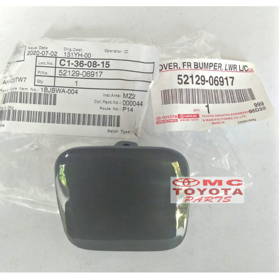 Tutup Cover Derek Towing Bumper Bemper Depan Camry 52129-06917