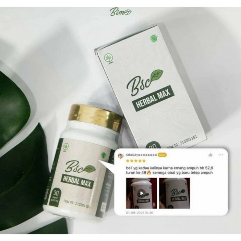 OBAT PELANGSING - PEMBAKAR LEMAK - BSC HERBAL BODY SLIM CAPSUL MAX