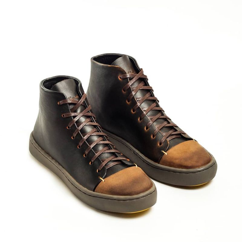 STHIRA | SEPATU EXODOS57 MAGNA BROWN | SEPATU CASUAL  | SEPATU BOOTS | SEPATU KULIT