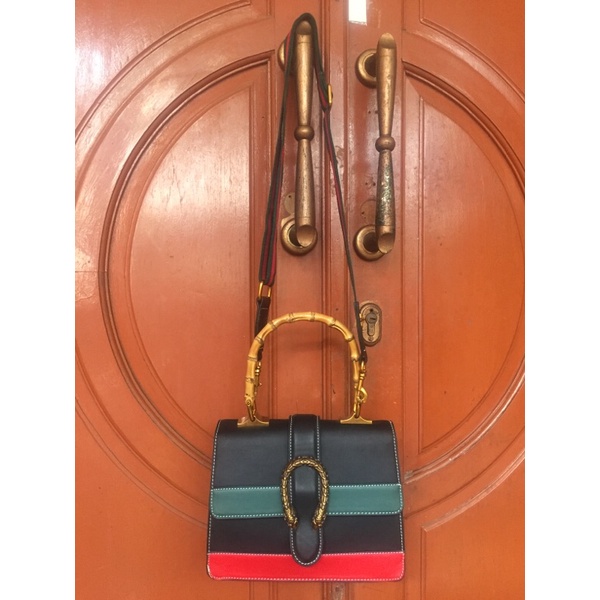 Preloved tas sling/ selempang ala Gucci Bamboo#minuss