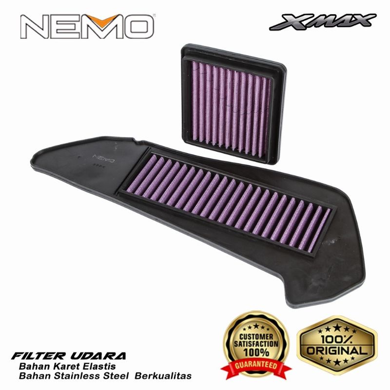 Filter udara xmax full set Nemo/ Yamaha XMAX Saringan Filter udara Nemo