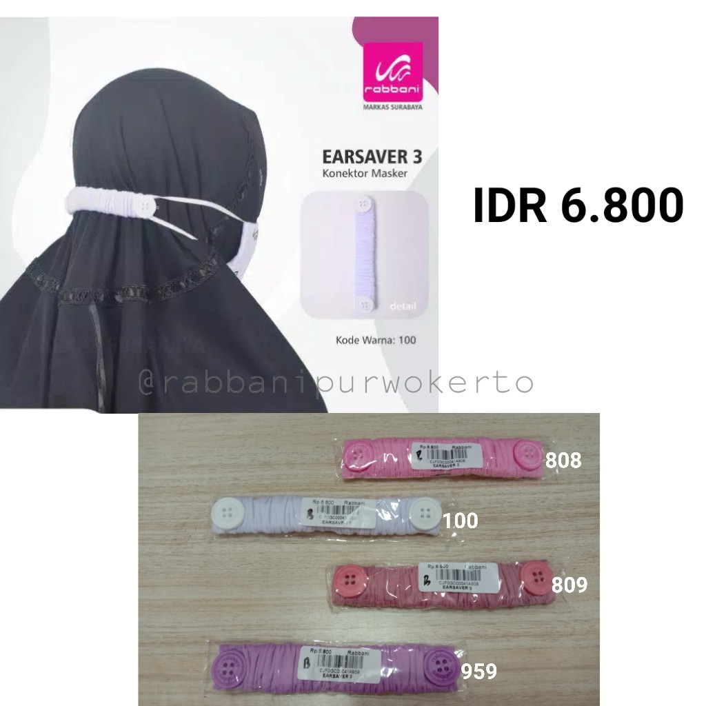 EARSAVER 3 RABBANI - PENGAIT MASKER RABBANI