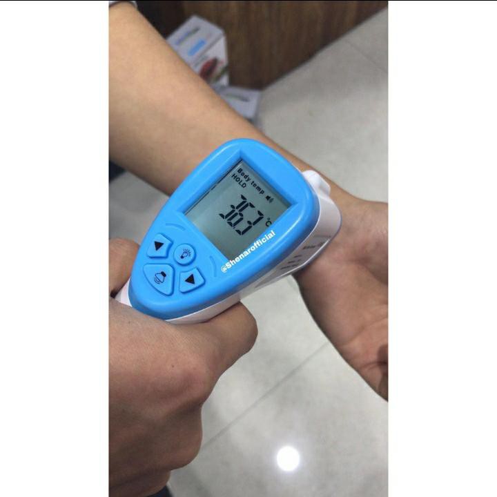 SHENAR Thermometer Digital Infrared Badan Dahi Telinga Termometer Untuk Suhu Tubuh