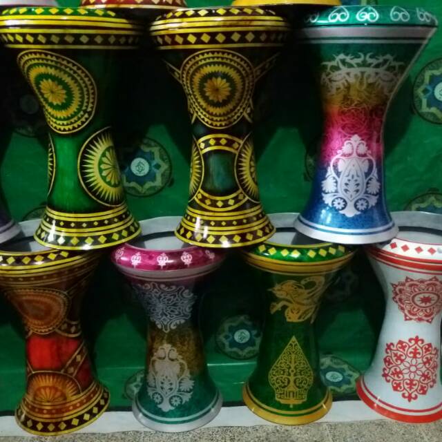 DARBUKA 8 INCH MURAH ALUMINIUM COR