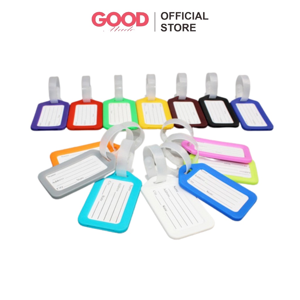 GOOD MADE - Luggage Tag | Gantungan Koper Tas | Label Nama | Bahan Plastik Silicon | COD