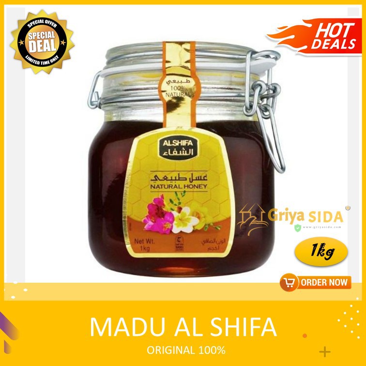 Madu Al Shifa 1kg madu arab alshifa saudi original harga grosir