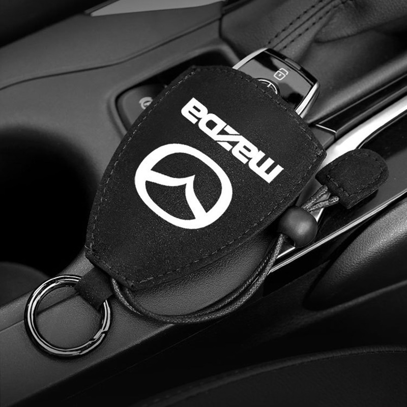 Suede Car key bag Universal fob for Mazda Car Key Case