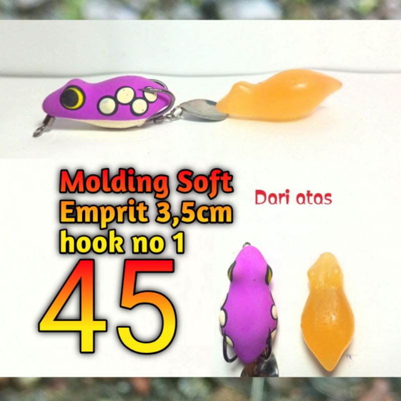 Molding Soft frog 3,5cm ( free sumpit )