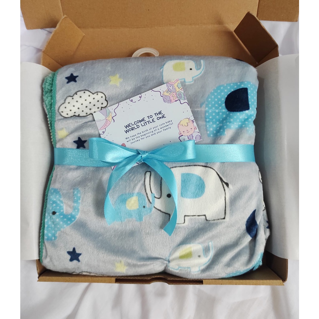 Hampers Parcel Paket Gift Set Kado Hadiah Newborn Baby Bayi Lahiran Box Selimut Bayi