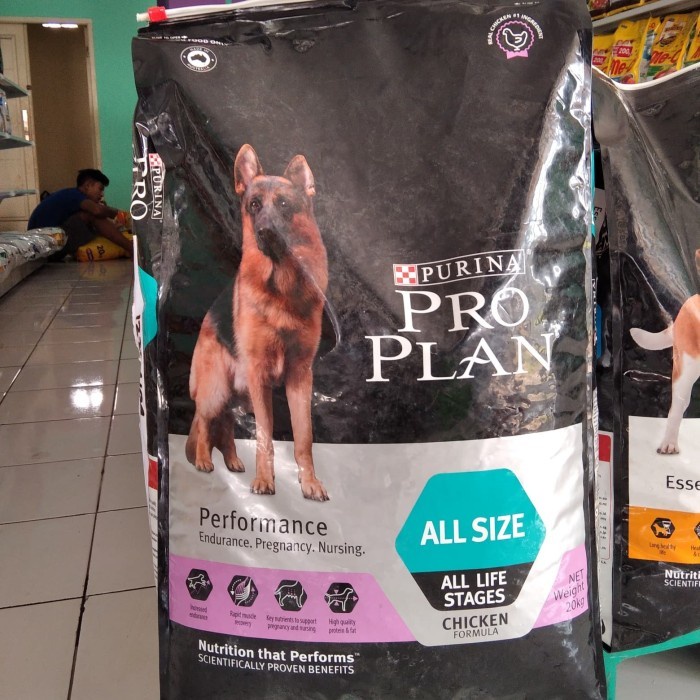 Proplan DOG Performance All Size 1kg repack makanan anjing all size