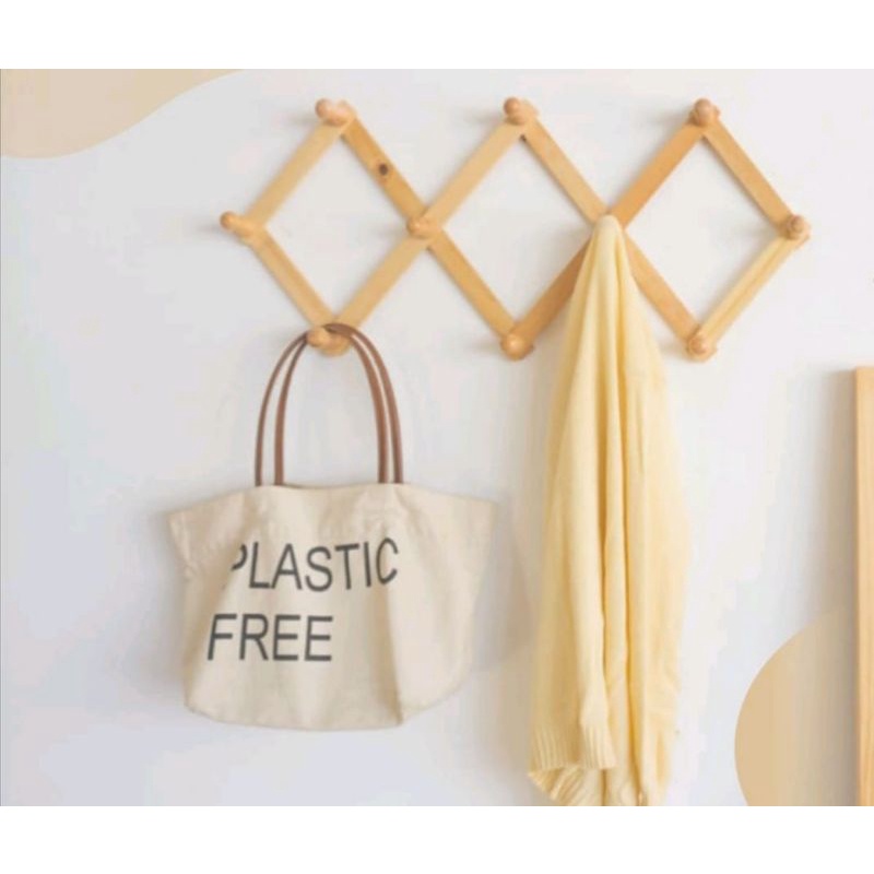 Gantungan baju lipat | gantungan baju kayu | gantungan kapstok korea