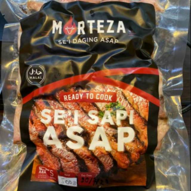 

Sei Sapi Asap Morteza terbuat dari 100% daging pilihan yang fresh, daging empuk dan rasa sangat enak