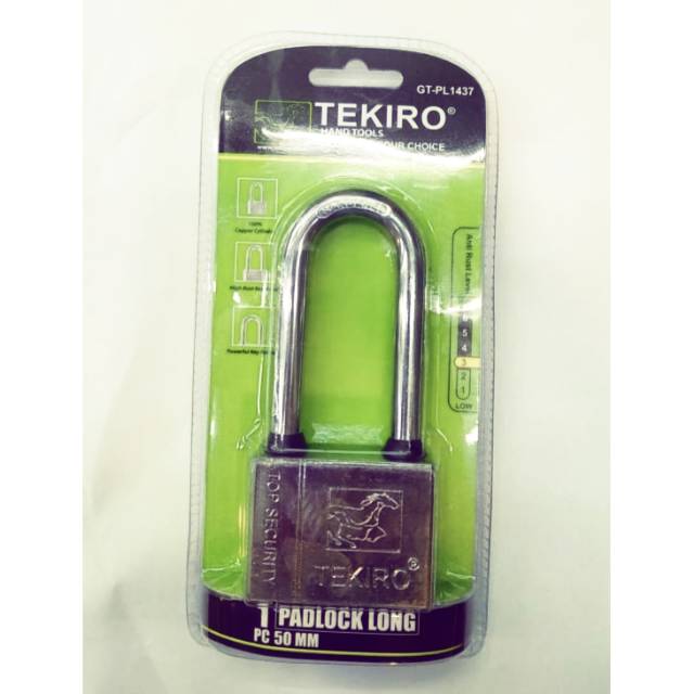 Gembok 50mm long leher panjang Tekiro