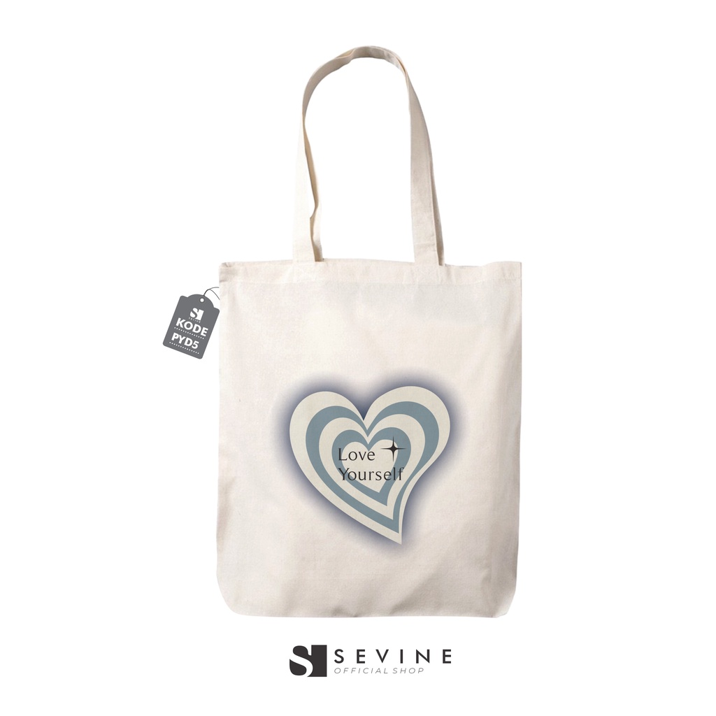 Sevine Tote Bag Tas Wanita Aesthetic Resleting Fashion Totebag Laptop Custom Danish Y2K Series - PYD