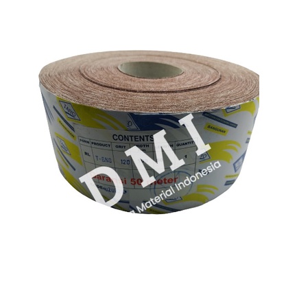 Amplas Roll Taiyo No 120 | Amplas Meteran Grit 120 | Kertas Amplas