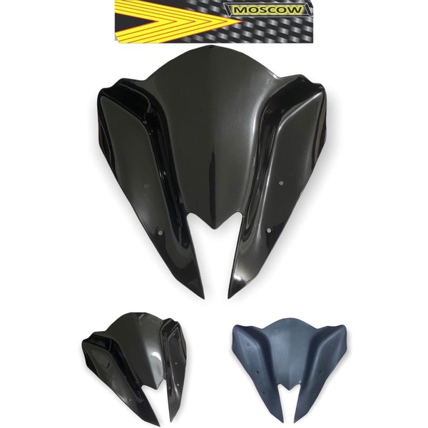 VISOR AEROX SERIES FULL HITAM KILAT MODEL TRANSFORMER BATMAN WINSHIELD WINSIL FULL BLACK BAHAN