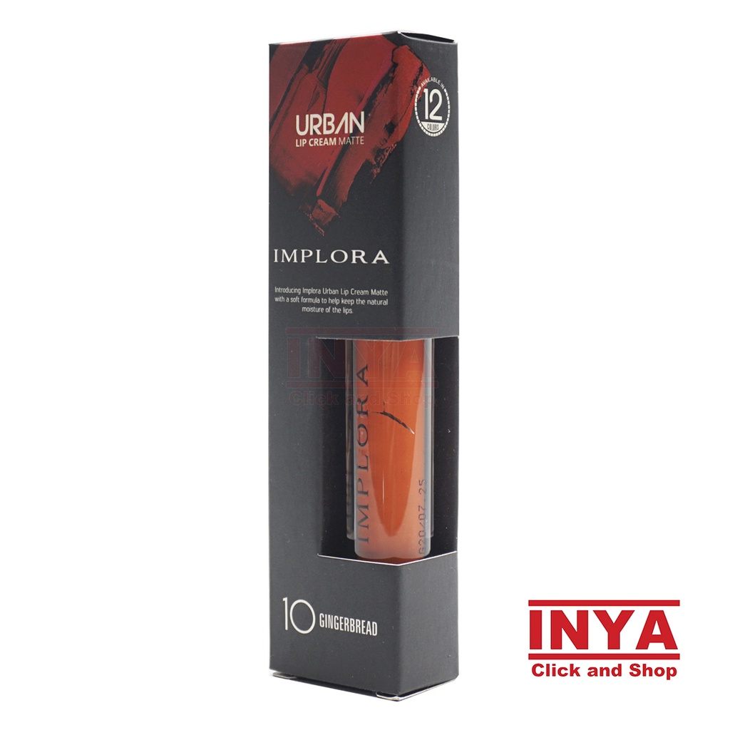 IMPLORA URBAN LIP CREAM MATTE 10 GINGERBREAD 2.9gr