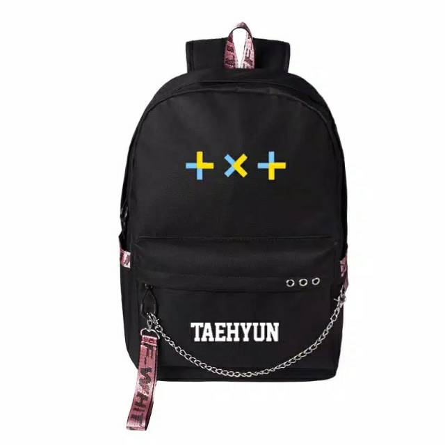 Tas Ransel TXT Taehyun Gratis Kabel USB / Tas KPOP TXT / Ransel TXT KPOP / Tas Ransel BTS