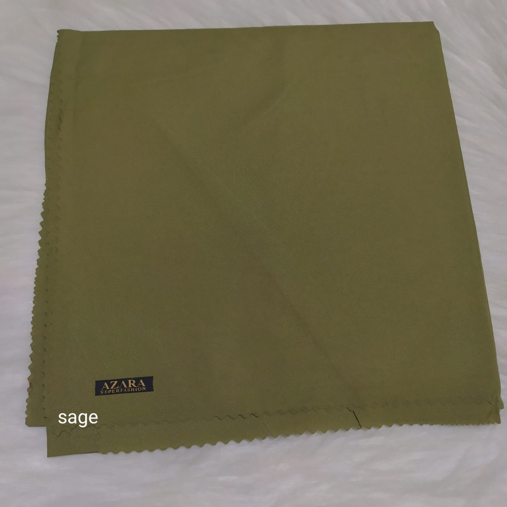 Hijab Azara Oskara / masahi syari 130x130cm LC Jilbab square / segiempat jumbo syar'i Lasercut/Voal-Sage
