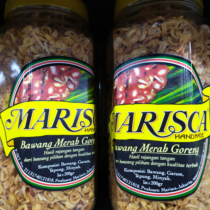 

MARISCA Bawang Merah Goreng Toples Medium 200gram ( Homemade )