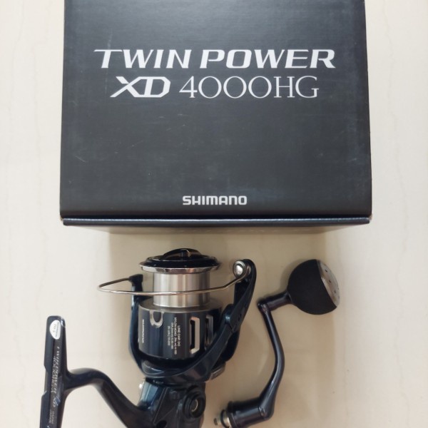 Rel Shimano Twinpower Twin Power XD 4000 XG / HG-Gulungan Pancing Laut Jepang