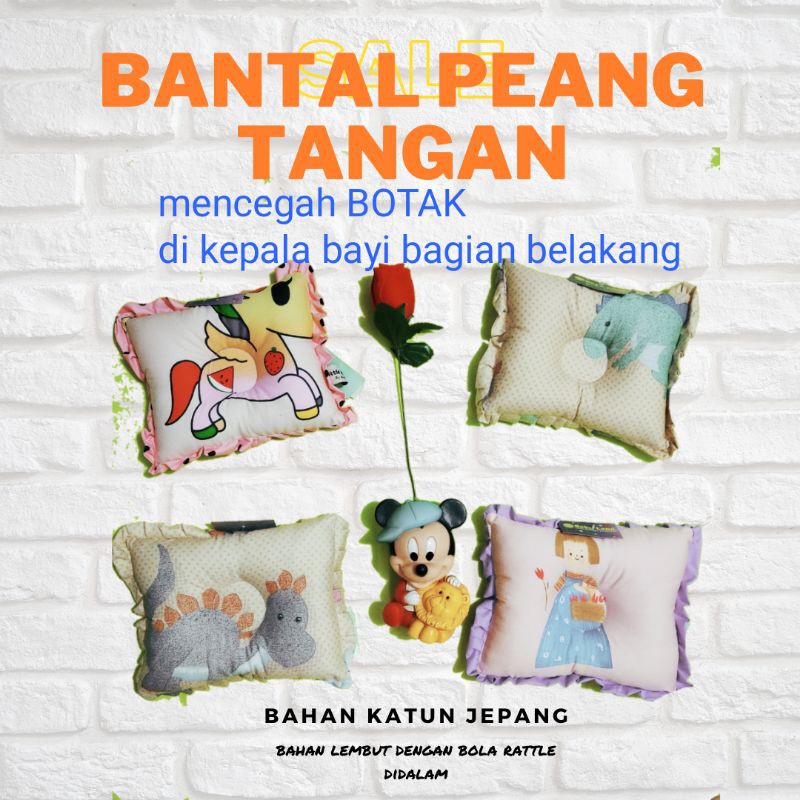 Babyland Bantal peang tangan cegah botak bantal pangku lengan