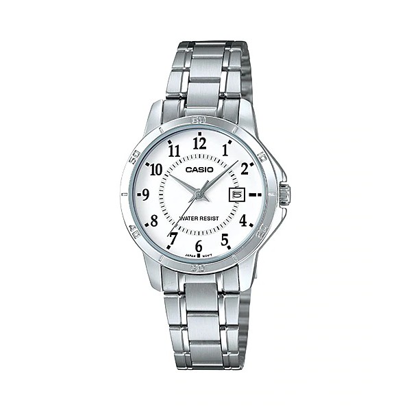 Casio General MTP-V004D-1B 7B / LTP-V004D-1B 7B Jam Tangan Couple Stainless
