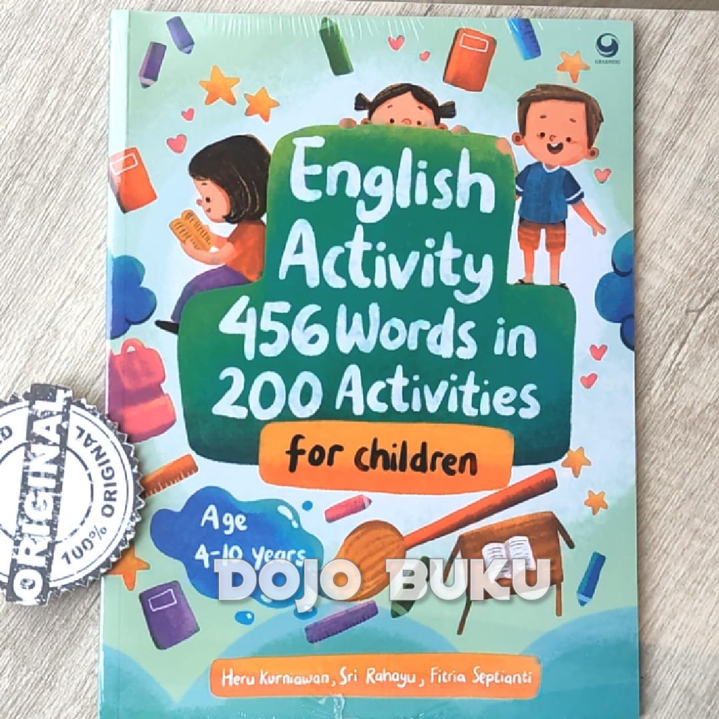 Buku English Activity 456 Words in 200 Activities by Heru Kurniawan, S