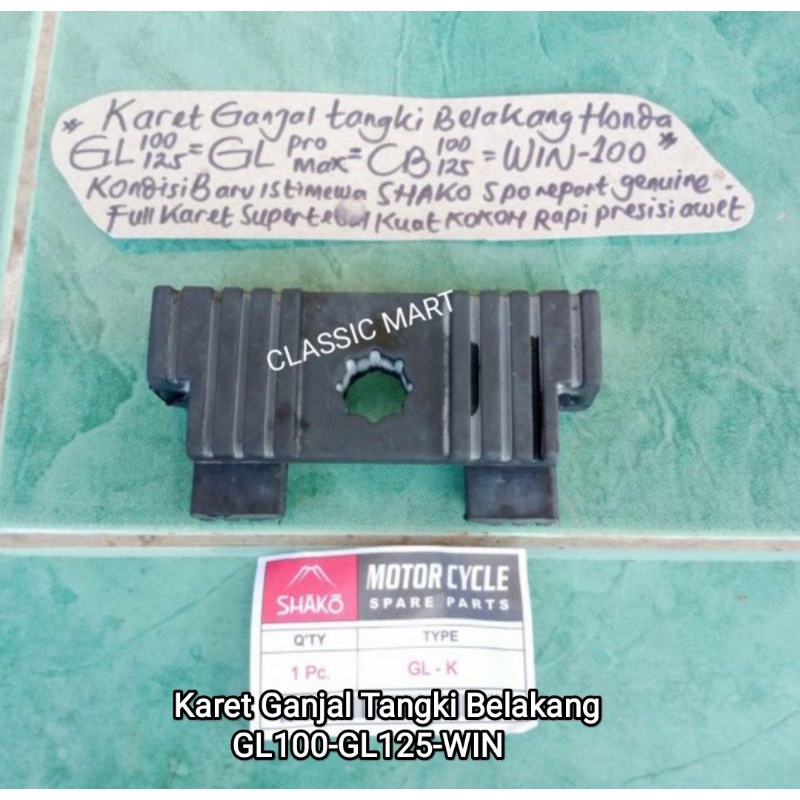 KARET DUDUKAN TANGKI BELAKANG HONDA GL100-GL125-GL-WIN