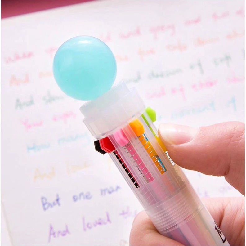 

10 IN 1 MULTICOLOR BALLPOINT PEN